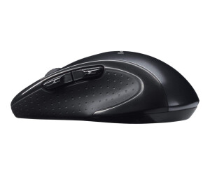 Logitech M510 - Maus - Für Rechtshänder - Laser - 7 Tasten - kabellos - 2.4 GHz - kabelloser Empfänger (USB)