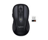 Logitech M510 - Maus - Für Rechtshänder - Laser - 7 Tasten - kabellos - 2.4 GHz - kabelloser Empfänger (USB)