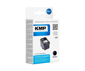 KMP H75 - 8 ml - black - compatible - ink cartridge...