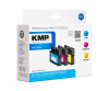 KMP Multipack H105V - 3 -pack - size XXL - yellow, cyan, magenta