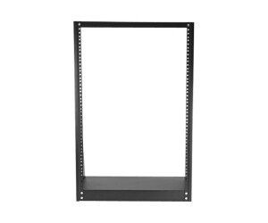 Startech.com 2 posts heavy load Rack - Open Frame Server Rack - 16he - Cabinet Open Framework - 2 Ports - 16U - 48.3 cm (19 ")