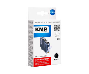 KMP C82 - 9 ml - Schwarz - kompatibel - Tintenpatrone