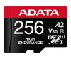 Adata High Endurance-Flash memory card (Microsdxc-A-SD adapter included)