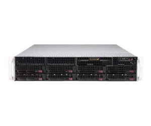 Supermicro UP SuperServer 520P-WTR - Server - Rack-Montage - 2U - 1-Weg - keine CPU - RAM 0 GB - SATA - Hot-Swap 8.9 cm (3.5")