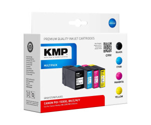 KMP MULTIPACK C99V - 4er-Pack - Schwarz, Gelb, Cyan,...