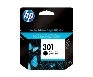 HP 301 - 3 ml - black - original - ink cartridge - for...