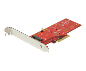 StarTech.com M2 PCIe SSD Adapter - x4 PCIe 3.0 NVMe / AHCI / NGFF / M-Key - Low Profile and Full Profile - SSD PCIe M.2 Adapter (PEX4M2E1)