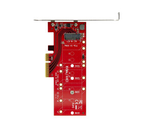 StarTech.com M2 PCIe SSD Adapter - x4 PCIe 3.0 NVMe / AHCI / NGFF / M-Key - Low Profile and Full Profile - SSD PCIe M.2 Adapter (PEX4M2E1)