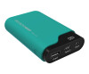 RealPower PB-7500C - Powerbank - 7500 mAh - 27 Wh - 2.1 A - 2 Ausgabeanschlussstellen (USB, 24 pin USB-C)