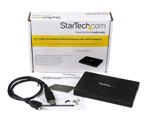 StarTech.com Externes 2,5 SATA III 6 GB/s SSD USB 3.0...