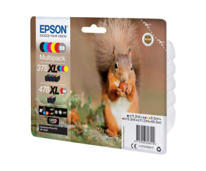 Epson 478XL Multipack - 6er-Pack - 60.5 ml - mit hoher...