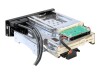 Delock 5.25 Mobile Rack for 1 x 2.5 + 1 x 3.5 SATA HDD + 2 x USB 3.0 Ports - Mobiles Speicher-Rack - 2.5", 3.5" (6.4 cm, 8.9 cm)