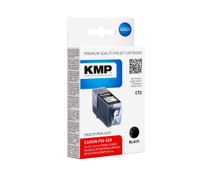 KMP C72 - 19 ml - Schwarz - kompatibel - Tintenpatrone...