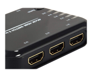 EQUIP HDMI Switch - video/audio switch - 5 x HDMI