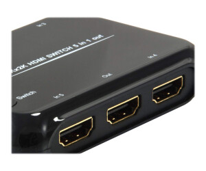 Equip HDMI Switch - Video/Audio-Schalter - 5 x HDMI