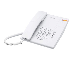 Alcatel Temporis 180 - Telephone with cord - white