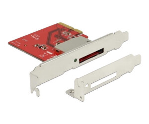 Delock PCI Express> 1x External CFEXPRESS SLOT - card reader (CF)