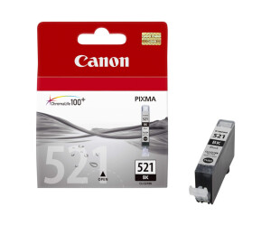 Canon CLI-521BK - 9 ml - Schwarz - original - Blister mit...