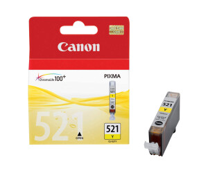Canon Cli -521y - 9 ml - yellow - original - blister with...