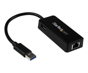 Startech.com USB 3.0 Superspeed on Gigabit Ethernet LAN adapter with USB port