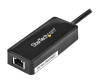 StarTech.com USB 3.0 SuperSpeed auf Gigabit Ethernet Lan Adapter mit USB Port