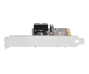 SilverStone ECU04-E - USB-Adapter - PCIe 2.0 x2 Low-Profile