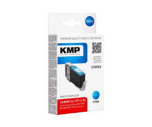 KMP C107CX - 11 ml - Hohe Ergiebigkeit - Cyan