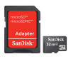 Sandisk Flash memory card (MicroSDHC/SD adapter included)