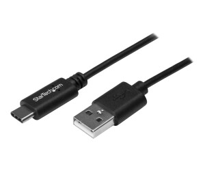 StarTech.com USB-C auf USB A Kabel - St/St - 0,5m - USB 2.0 - USB C Ladekabel - USB 2.0 Typ C zu Typ A Kabel - USB-Kabel - USB (M) bis USB-C (M) - USB 2.0 - 50 cm - Schwarz