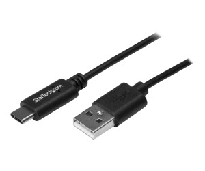 StarTech.com USB-C auf USB A Kabel - St/St - 0,5m - USB 2.0 - USB C Ladekabel - USB 2.0 Typ C zu Typ A Kabel - USB-Kabel - USB (M) bis USB-C (M) - USB 2.0 - 50 cm - Schwarz