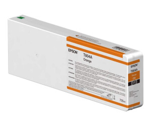 Epson T804A - 700 ml - orange - original - ink cartridge
