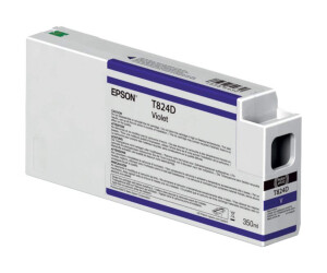 Epson T824D - 350 ml - violet - original - ink cartridge