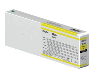 Epson T8044 - 700 ml - yellow - original - ink cartridge