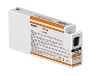 Epson T824A - 350 ml - orange - original - ink cartridge