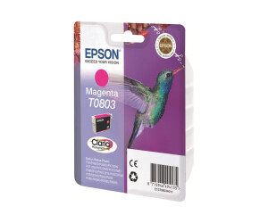 Epson T0803 - 7.4 ml - Magenta - Original - Blisterverpackung