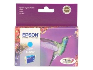 Epson T0802 - Cyan - original - Tintenpatrone
