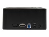 StarTech.com Dual-Bay USB 3.0 eSATA to SATA Hard Drive Docking Station, USB Hard Drive Dock, External 2.53.5 SATA IIIIII, SSDHDD Docking Station, Hot-Swap Hard Drive Bays - Top-Loading - Speicher-Controller - 2.5", 3.5" (6.4 cm, 8.9 cm)