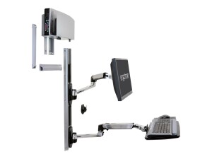 Ergotron LX Wall Mount System - 45-247-026 – Wand-Workstation, VESA 75/100