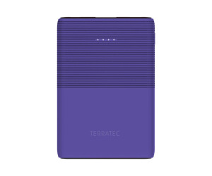 TerraTec P50 Pocket - Powerbank - 5000 mAh - 2.1 A - 2...