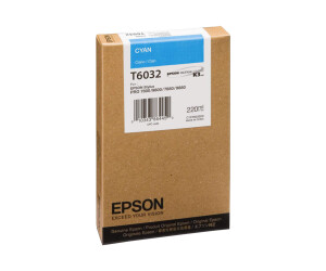 Epson T6032 - 220 ml - cyan - original - ink cartridge