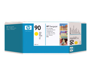 HP 90 - 400 ml - mit hoher Kapazit&auml;t - Gelb - Original