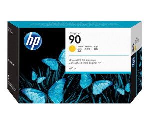 HP 90 - 400 ml - mit hoher Kapazität - Gelb - original