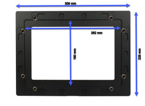 ALLNET Touch Display Tablet 10 Zoll zbh. Einbauset...