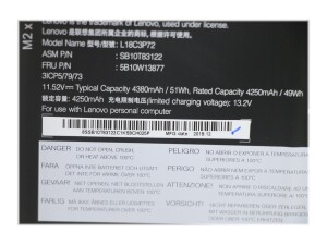 Lenovo Celxpert L18C3P72 - Laptop-Batterie - Lithium-Ionen