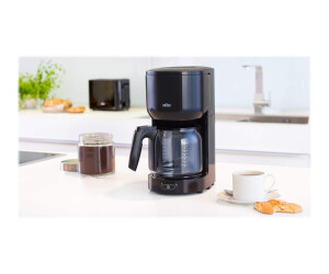 De Longhi Braun PurEase KF 3120 BK - Kaffeemaschine - 10 Tassen