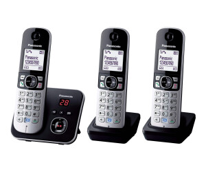 Panasonic KX-TG6823 - Schnurlostelefon - Anrufbeantworter mit Rufnummernanzeige