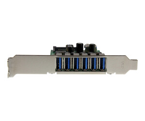 StarTech.com 7 Port PCI Express USB 3.0 Karte - PCIe USB 3.0 (Super Speed)