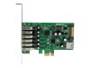 StarTech.com 7 Port PCI Express USB 3.0 Karte - PCIe USB 3.0 (Super Speed)
