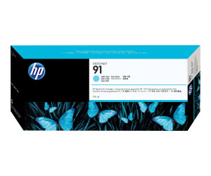 HP 91 - 775 ml - hell Cyan - original - DesignJet
