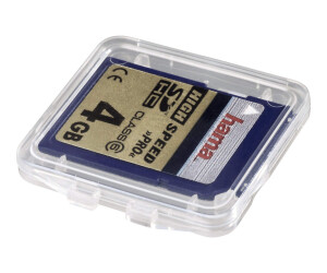 Hama SD Slim Box - Memory-Etui - Kapazität: 1 SD/MMC-Karte
